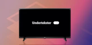 Hvordan deaktiverer man undertekster på LG TV