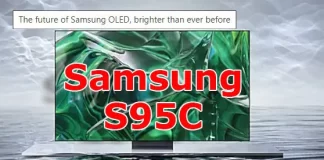 Samsung S95B vs. S95C OLED-tv tekniske specifikationer