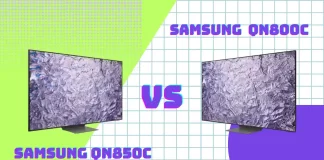 Samsung TV QN850C vs QN800C: Hvad er forskellen?