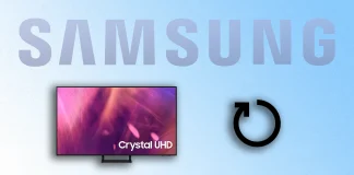 Sådan genstartes Samsung TV
