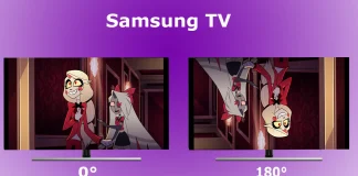 Sådan repareres en omvendt skærm på et Samsung TV