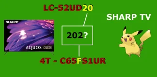 Sådan finder du ud af året for dit Sharp TV