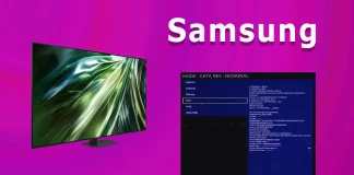 Nulstilling af Samsung TV til fabriksindstillinger via servicemenuen