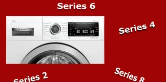 Forskelle mellem Bosch vaskemaskineserier