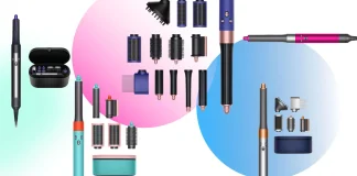 Liste over Dyson Airwrap-modeller efter generation og model