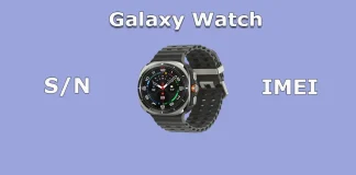 Hvordan du finder serienummeret og IMEI på din Galaxy Watch