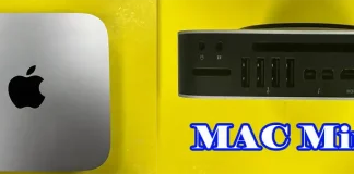 Mac Mini efter generationer og udgivelsesår