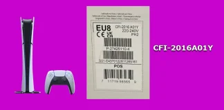 Forklaring og betydning af Sony PS5 modelnummer