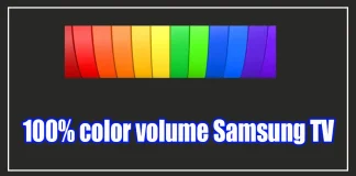 Betydningen af “100 % farvevolumen” på Samsung QLED-tv