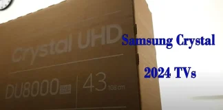 Samsung Crystal 2024 Series TV, forskelle og sammenligning