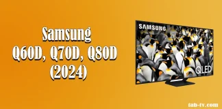 Samsung Q60D, Q70D, Q80D TV (2024) sammenlignet