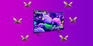 Mit Samsung TV summer som en myg