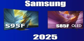 Samsung OLED TV’er 2025: S85F, S90F, S95F