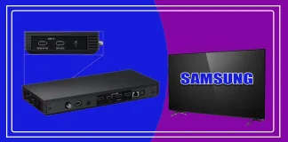 Kompatibilitet for One Connect Box med Samsung TV