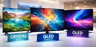 Kategorier og grupper af Samsung-tv fra 2012 til 2026