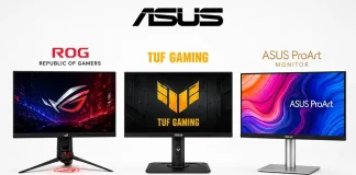 ASUS-skærme, serier og deres forskelle
