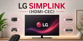 LG SIMPLINK (HDMI-CEC), hvordan det fungerer, og hvordan du aktiverer det